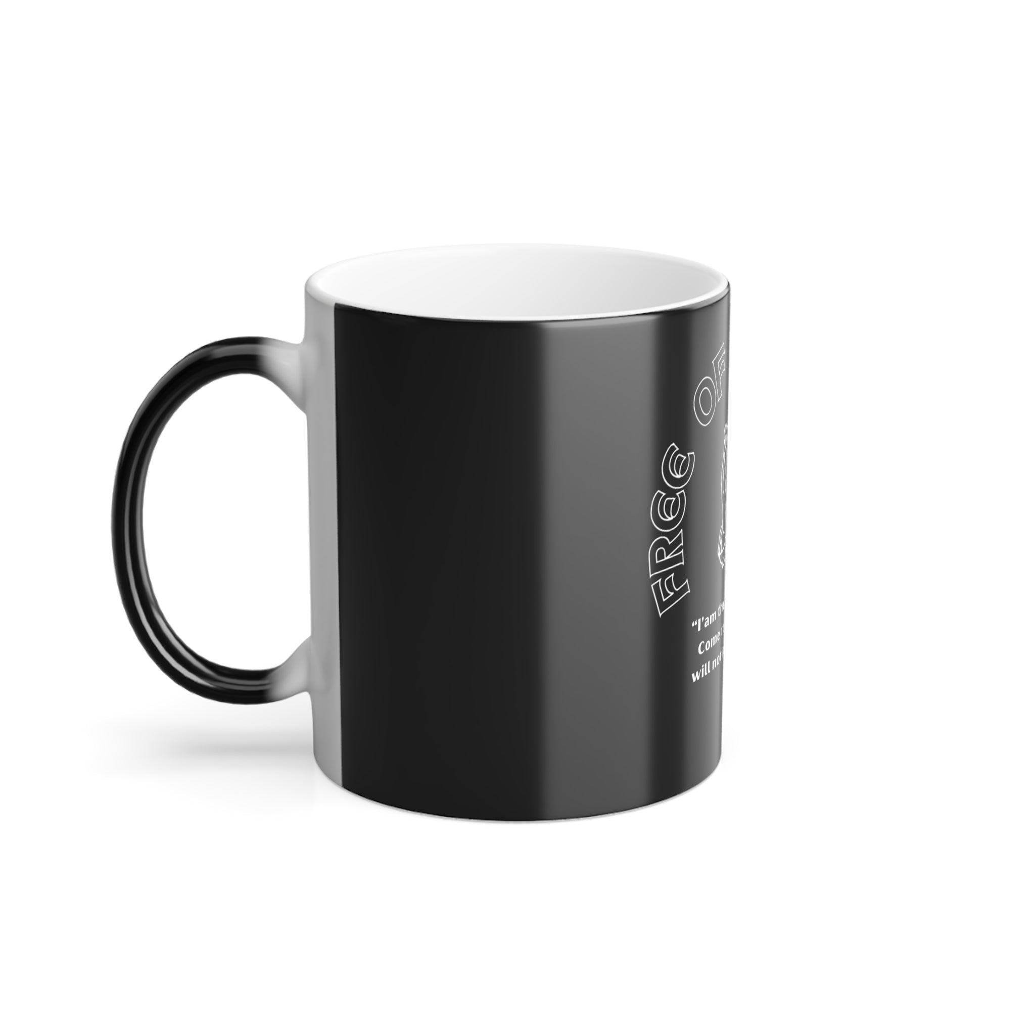Color-Changing Mug — "Tree of Gluttony" Praying Hands Design, 11oz